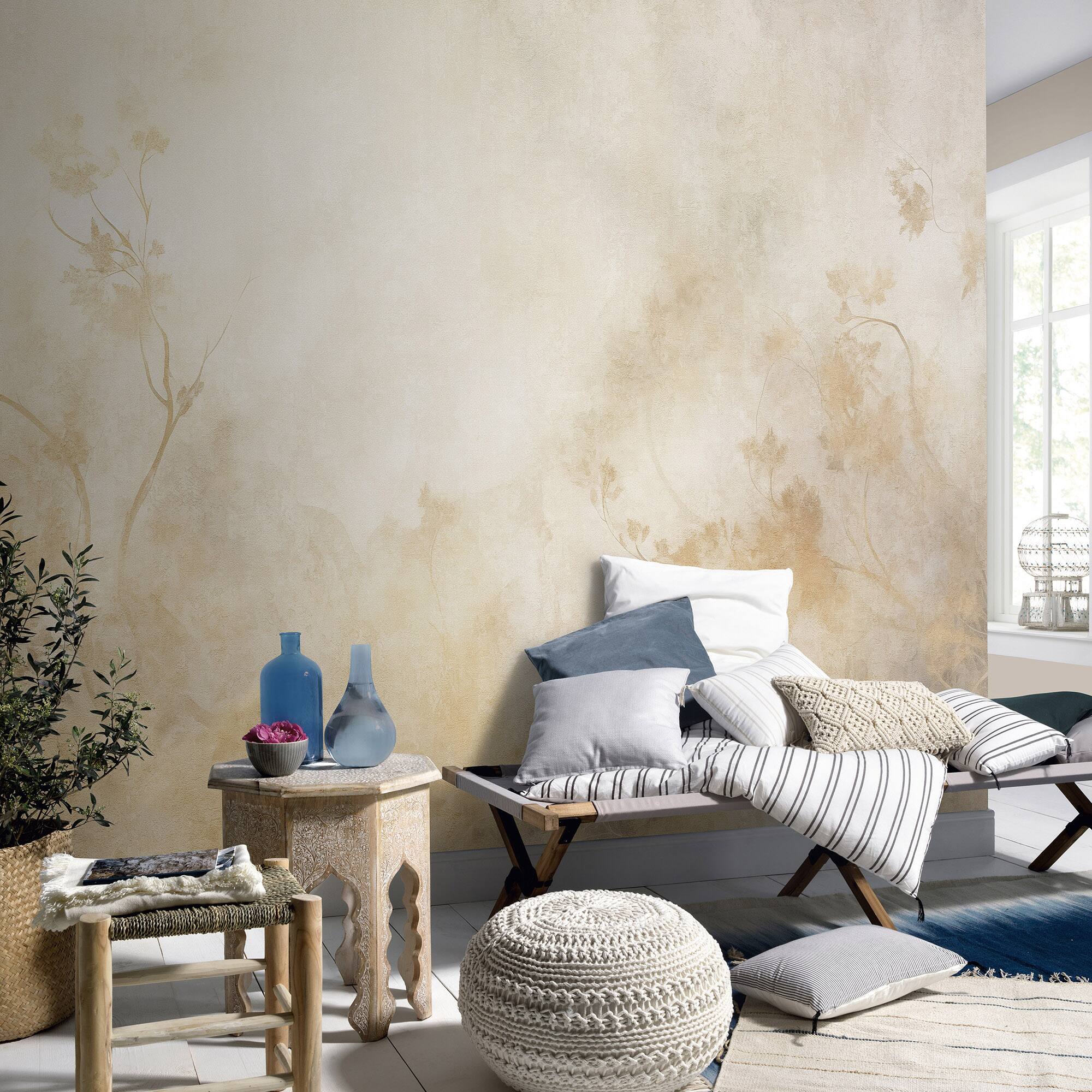 Designs Direct Golden Murmur Gold Mural